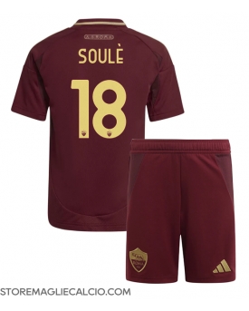 AS Roma Matias Soule #18 Maglia Gara Casa Repliche 2024-25 Bambino Maniche Corte